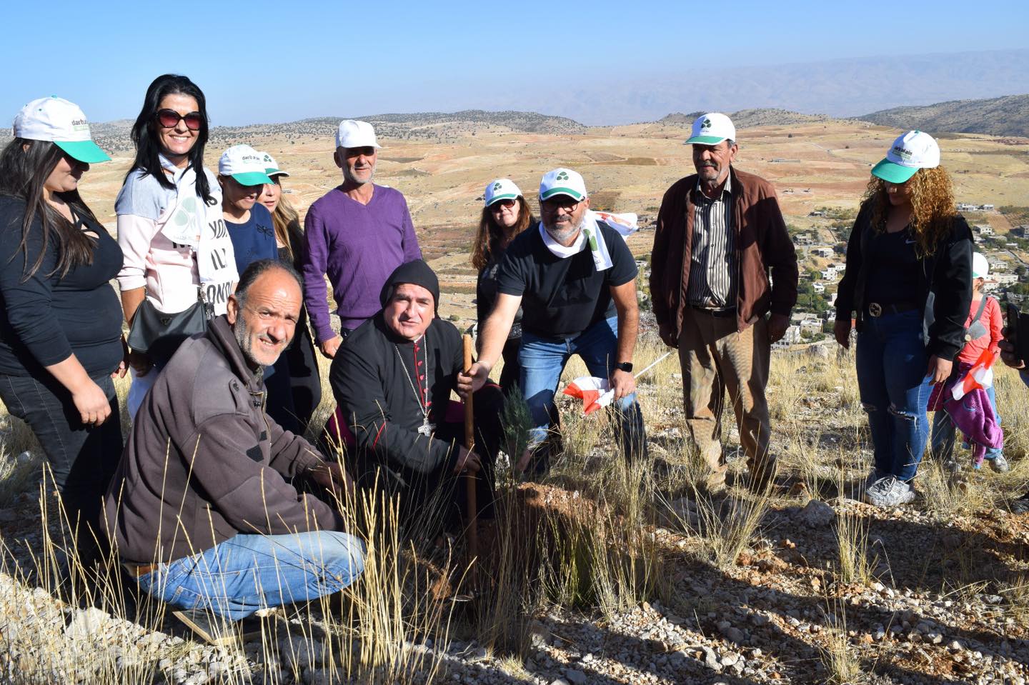 Juniperus planting day